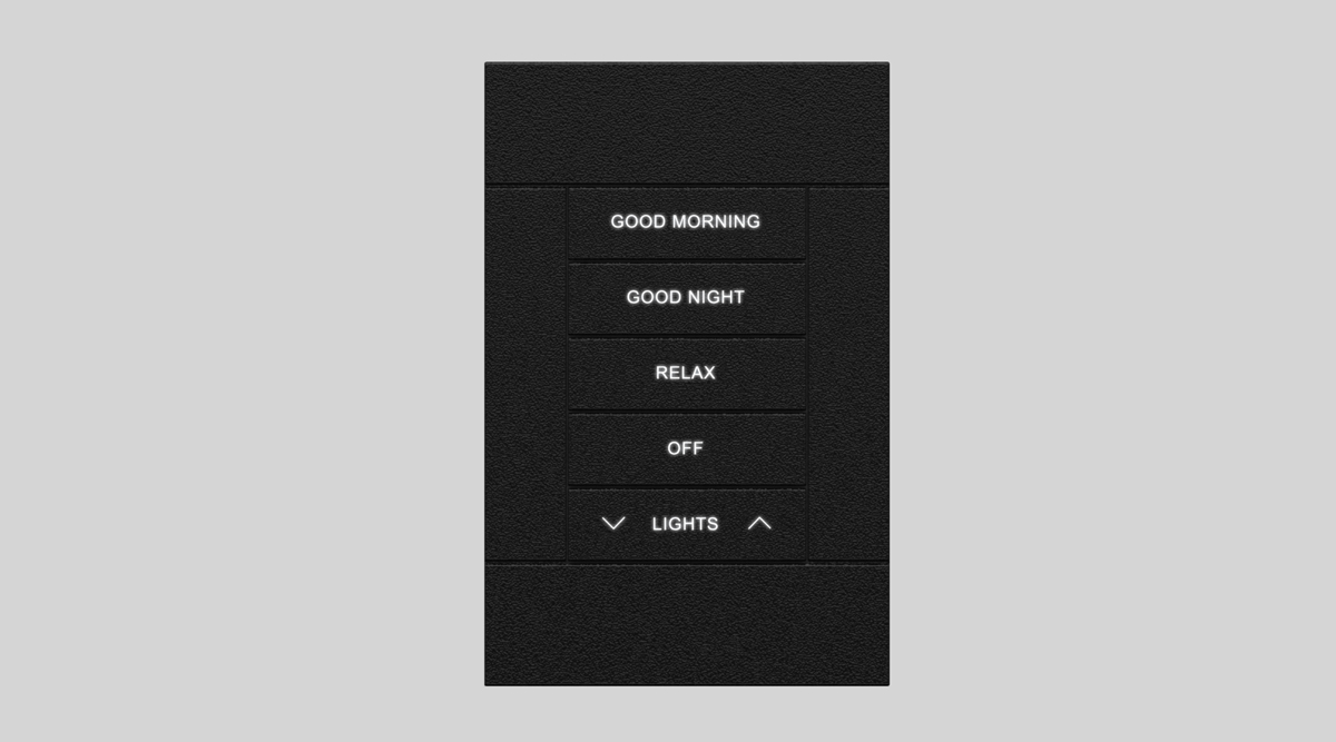 crestron lighting keypads